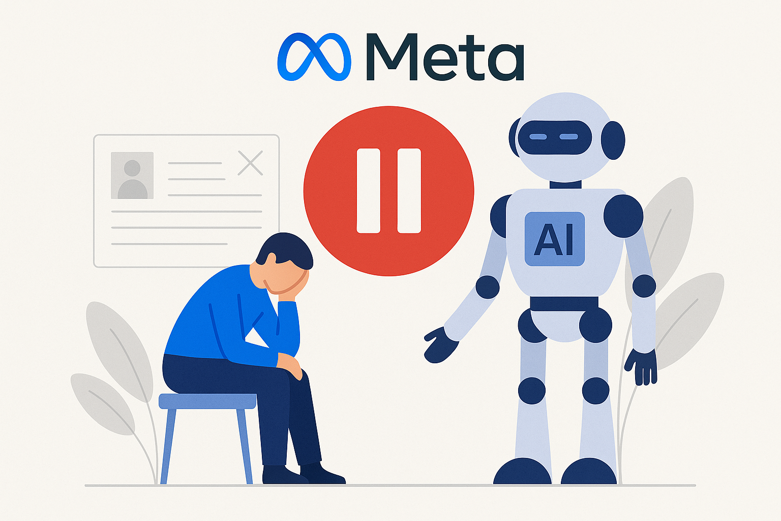 AI News 8 Meta Hits Pause on AI Hiring After its Aggressive Spree
