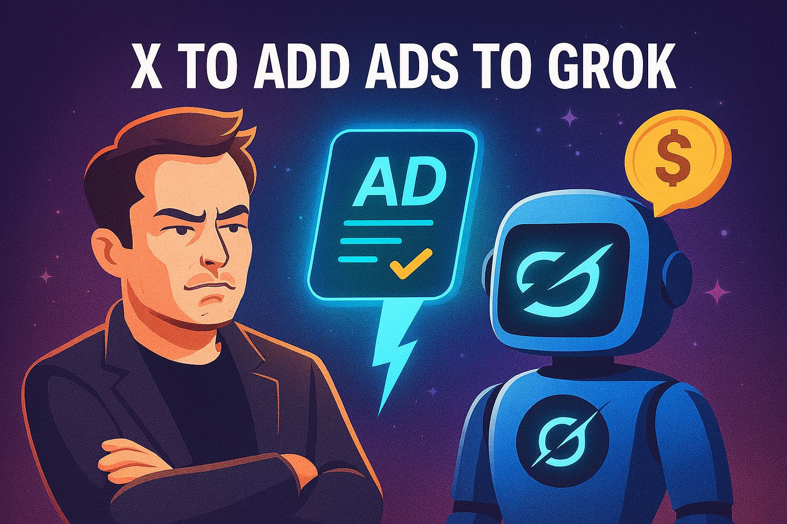 Elon Musk plans to introduce ads in Grok’s responses