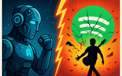 AI Sparks Music Industry Clash as Artists Leave Spotify