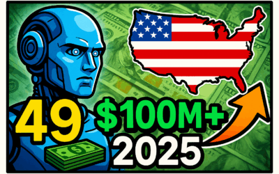 49 U.S. AI Startups Raise $100M+ in 2025