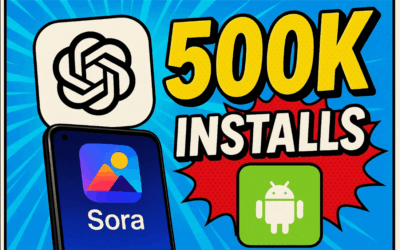 Sora App Launches on Android with 500k Installs in One Day