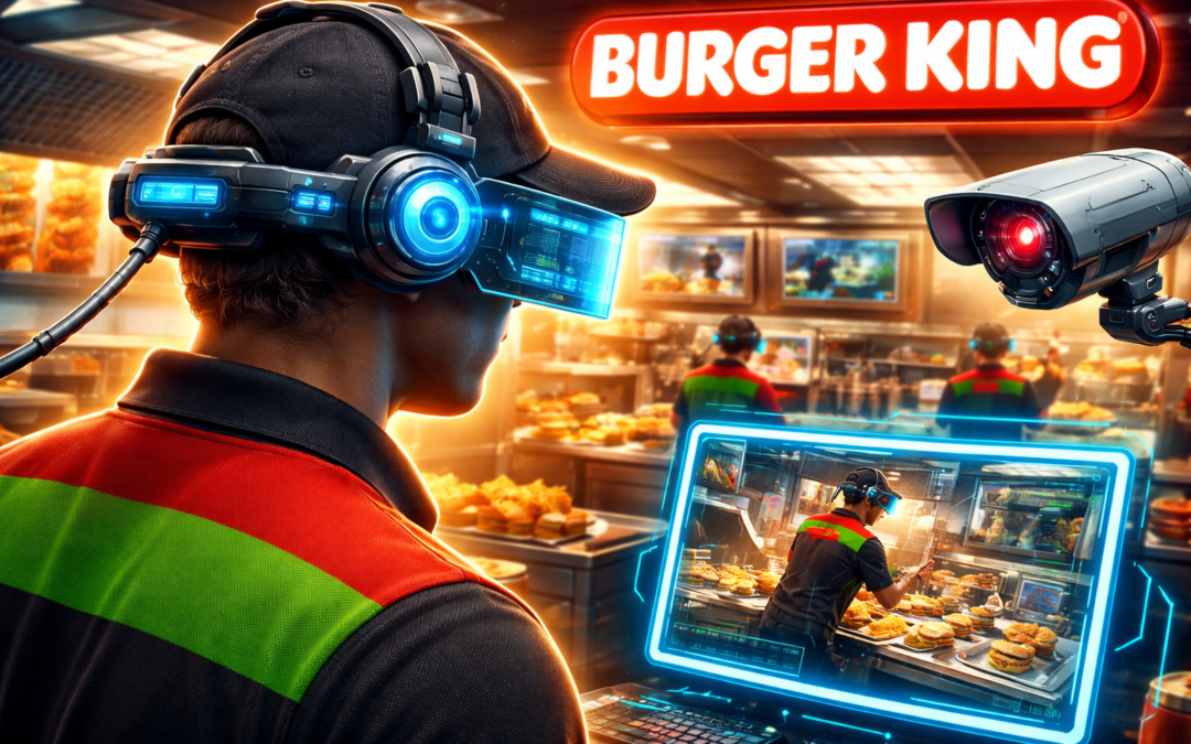 Burger King Pilots AI Headsets for Employee Monitoring