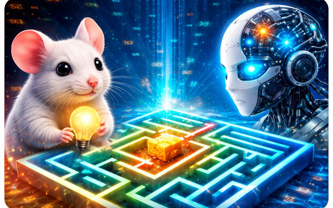 AI and Mice Show Remarkable Similarities in Problem Solving