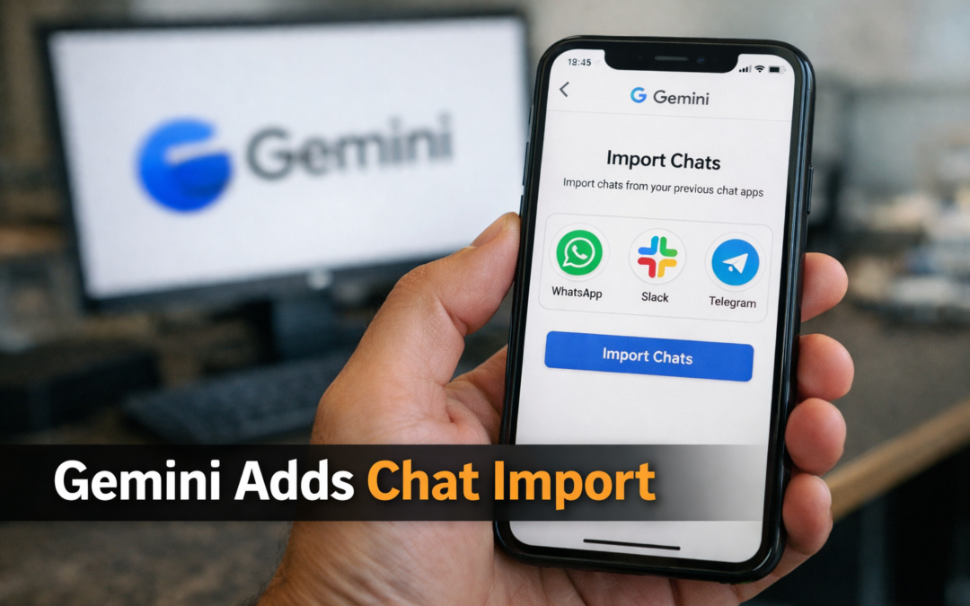 Google Gemini Introduces Chat Import Feature for Users