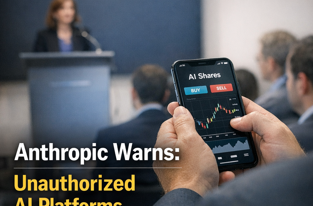 Anthropic Warns Investors About Unauthorized AI Share Platforms