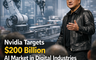 Nvidia Targets $200 Billion AI Market in Digital Industries