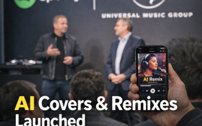 Spotify and UMG Launch AI Covers and Remixes for Fans