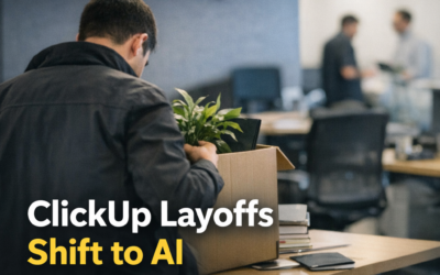 ClickUp Layoffs Signal Shift Toward AI in SaaS Industry