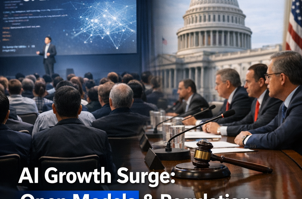 AI Growth Accelerates with Open-Source Models and Regulation