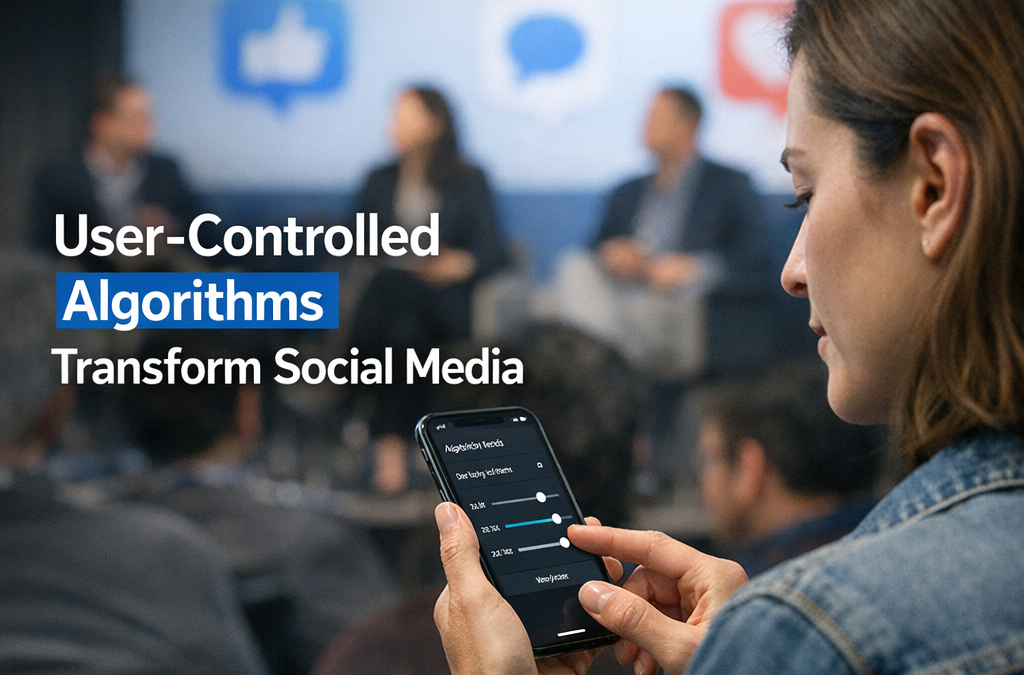 User-Controlled Algorithms Transform Social Media Engagement