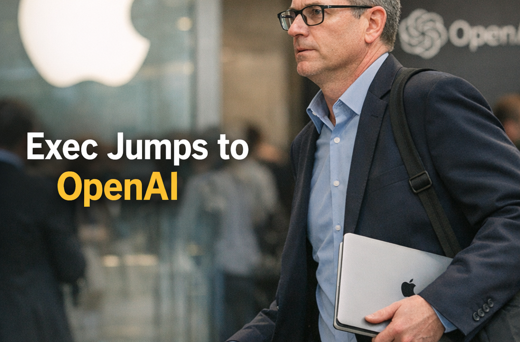 Apple Exec Jumps to OpenAI Sparking AI Talent Rivalry