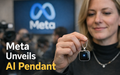 Meta Launches AI Pendant to Compete in Wearable Tech Market