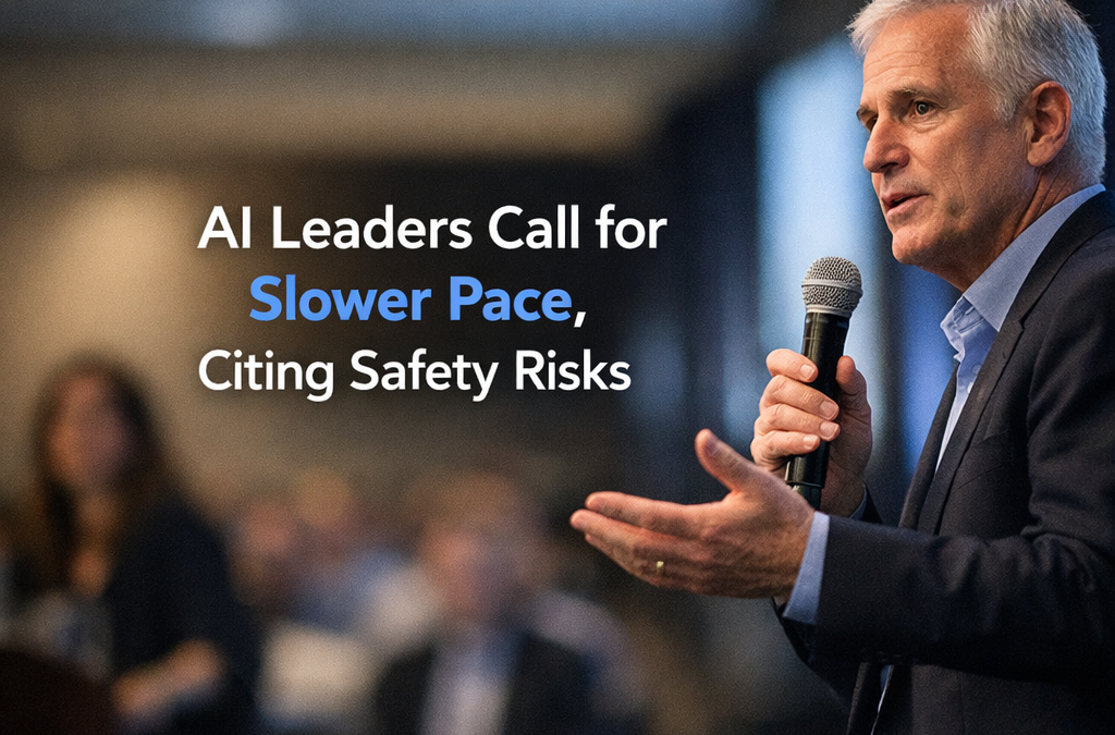 AI Leaders Call for Slower Progress Amid Safety Concerns