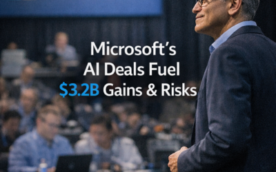 Microsoft’s AI Partnerships Drive 3.2B Profit and Risks