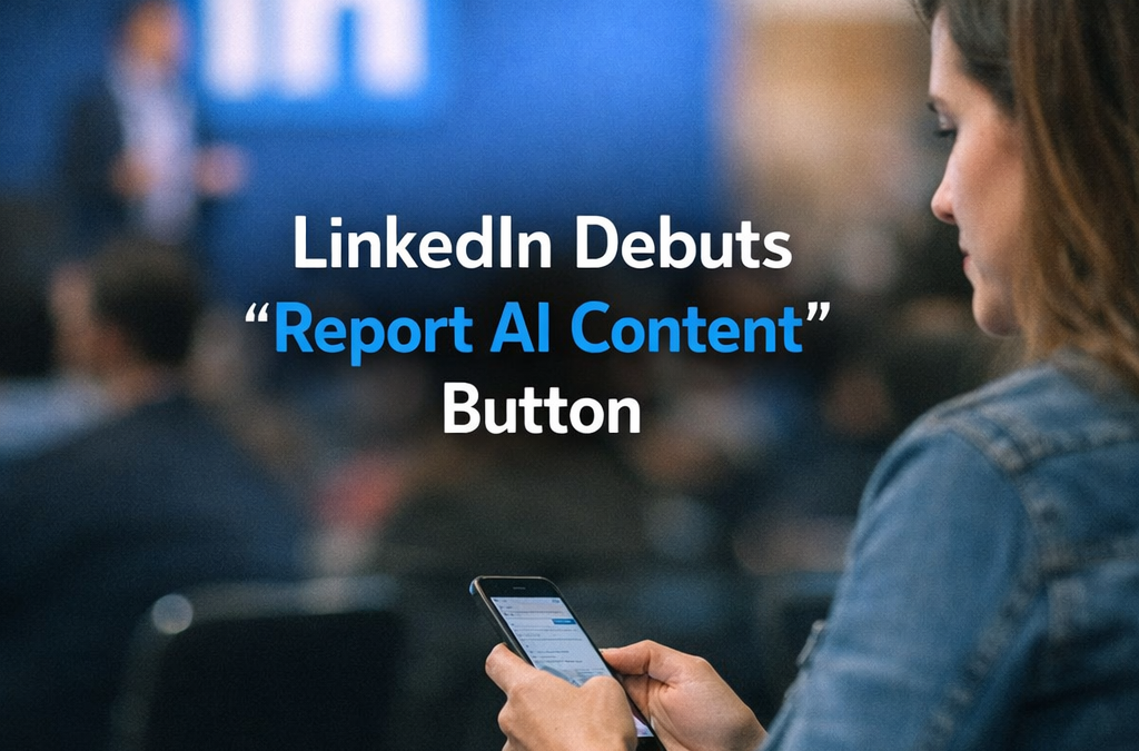 LinkedIn Introduces Button to Report AI-Generated Content