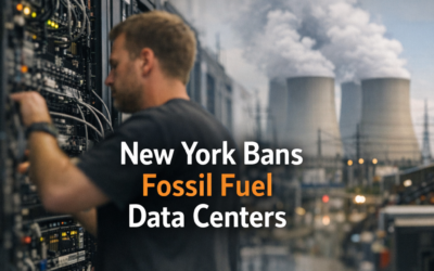 AI News 9 New York Bans Fossil Fuel Data Centers to 2026