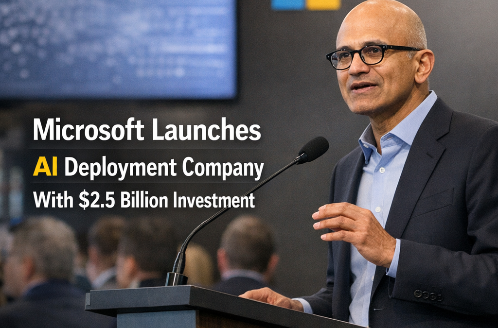 Microsoft Launches AI Deployment Company with $2.5 Billion Investment