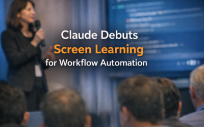 Claude AI Introduces Screen Learning for Workflow Automation