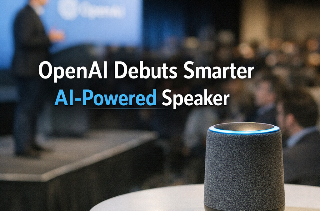 OpenAI to Launch Groundbreaking AI-Powered Smart Speaker