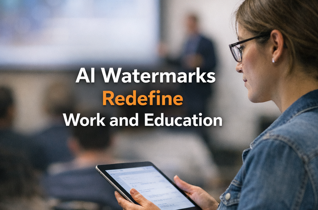 AI Watermarks Change Game for Users in Work and Education