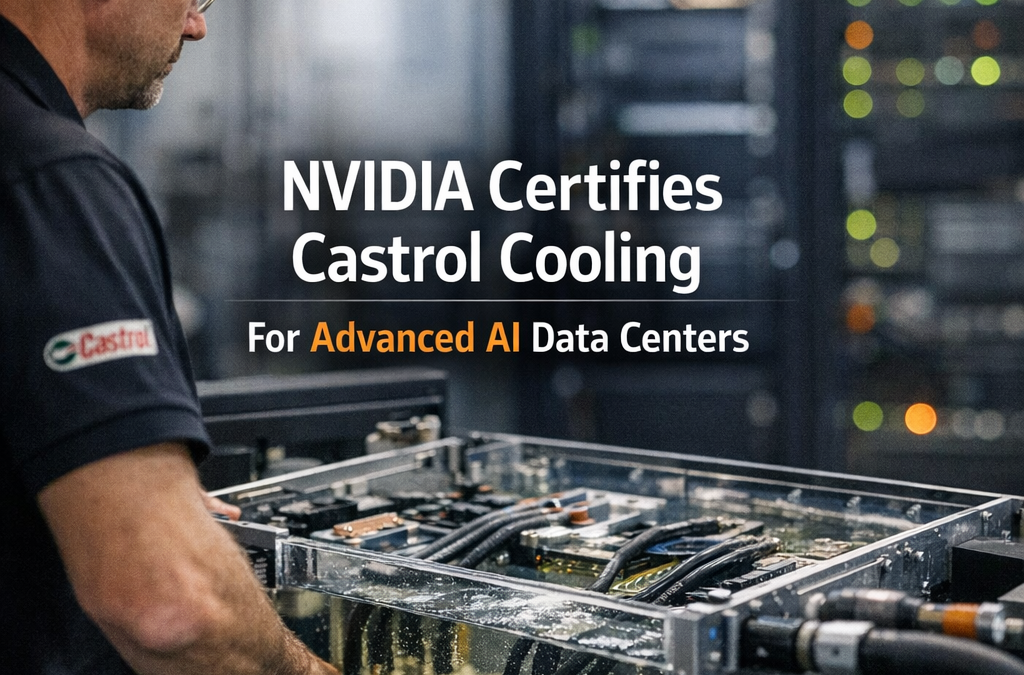 NVIDIA Certifies Castrol Cooling for Advanced AI Data Centers