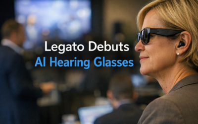 Legato Launches AI Hearing Glasses Redefining Assistive Tech