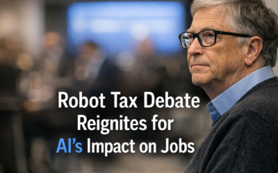 Bill Gates Revives Robot Tax Debate for AI’s Labor Impact