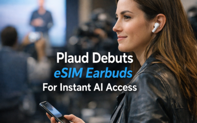 Plaud Launches eSIM Earbuds for Instant AI Access