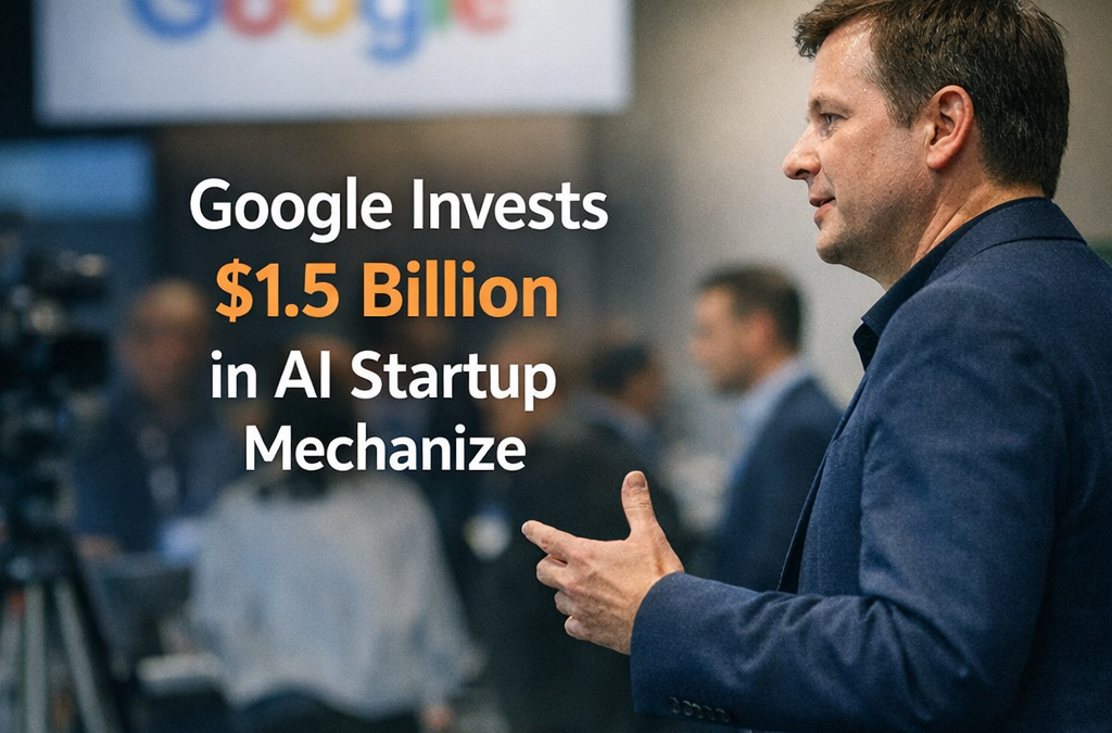 Google Invests $1.5 Billion in AI Startup Mechanize