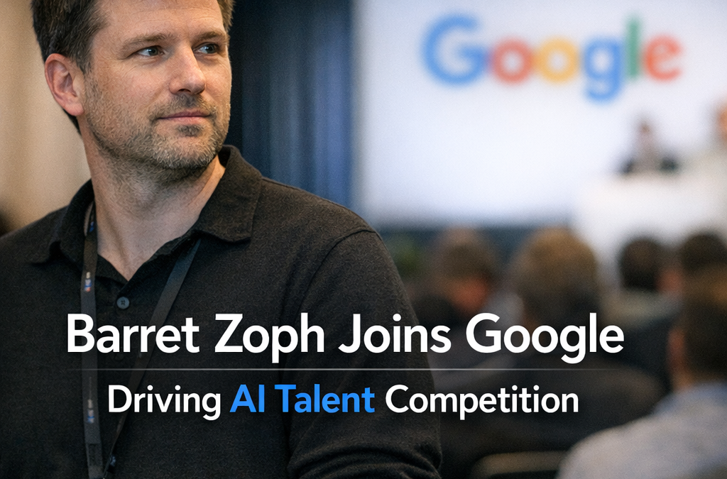 Barret Zoph Joins Google Shaping AI Talent Competition